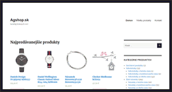 Desktop Screenshot of agshop.sk